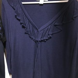 Cold water creek sweater navy